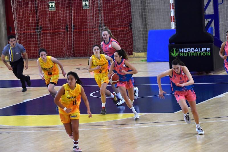 Júniors - El SPAR Gran Canaria Fundación Poderosas no aflojó un punto con el Herbalife (37-80), con una actuación completa de las 12 jugadoras de Herrera (Júniors - El SPAR Gran Canaria Fundación Poderosas)