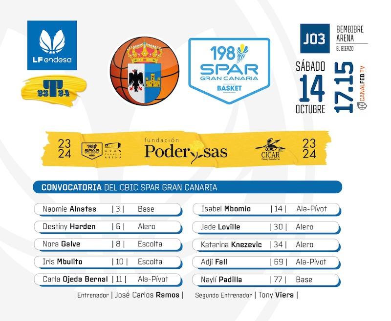 El SPAR Gran Canaria busca, en Bembibre, su primera victoria (El SPAR Gran Canaria busca, en Bembibre, su primer)