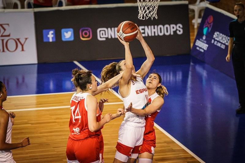 Carla Brito, pieza clave en el buen arranque de España en el Europeo U18  (Cantera – Carla Brito, pieza clave en el buen arra)