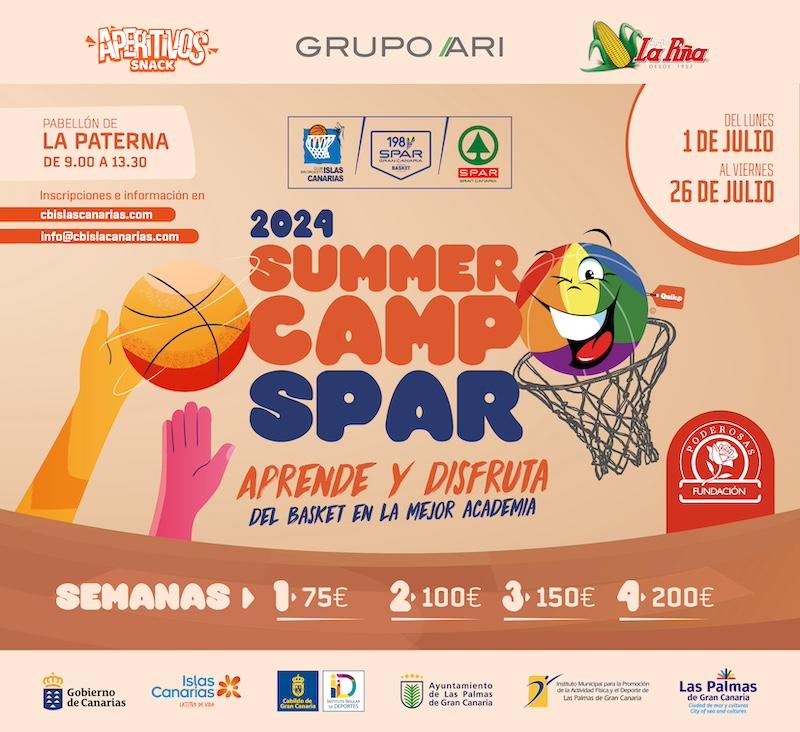 Este verano, aprende y disfruta del basket en la mejor academia con el Campus de Verano del CBIC SPAR Gran Canaria en La Paterna (Del uno al 26 de julio) (Campus de verano 2024)
