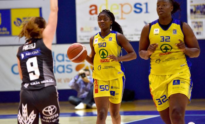 Djénéba N'Diaye y María España Almendro le dieron el plus de calidad a la octava victoria del SPAR Gran Canaria en la LF Endesa (Jornada 24)