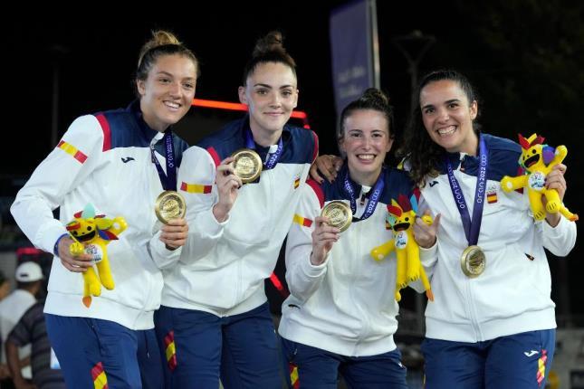 Selecciones - La grancanaria Natalia Rodríguez brilla en el oro de España en el Basket 3x3 de Los Juegos del Mediterráneo 2022 que se disputaron en Argelia (Selecciones - La grancanaria Natalia Rodríguez bri)