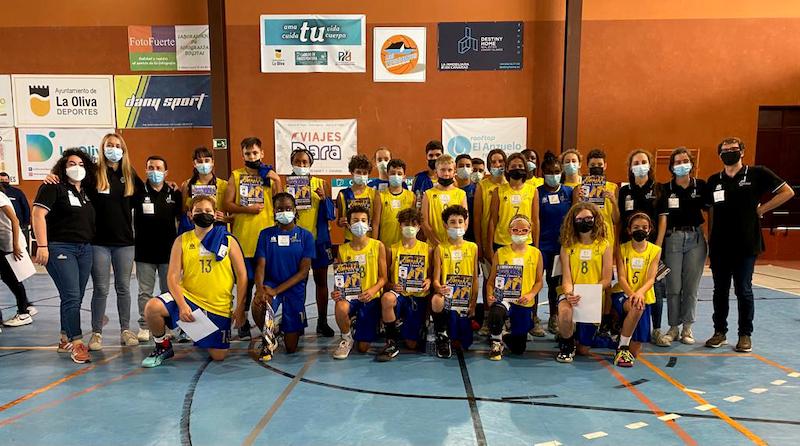 Cantera - Las jugadoras minibasket del CB SPAR Gran Canaria Fundación Poderosas hicieron un buen papel en el Torneo de Selecciones de La Oliva (Cantera - Las minibasket del SPAR hicieron un buen)