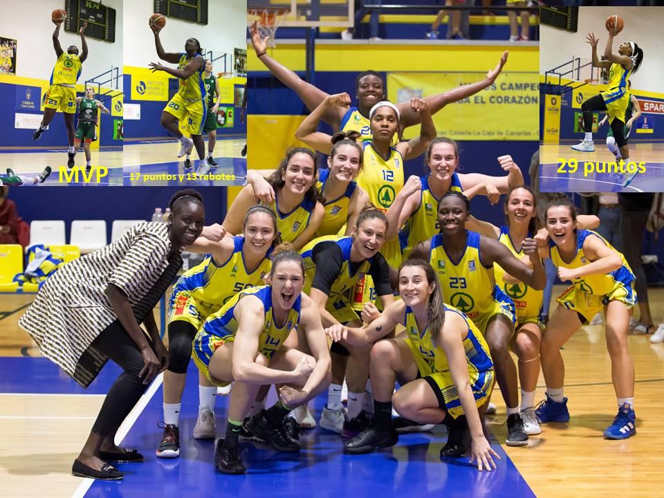 SPAR Gran Canaria sigue en puestos de play-off y Sika Koné MVP de la jornada (Sika Koné y play-off)