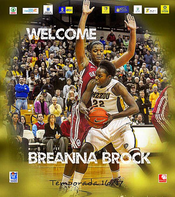 Breanna Brock, nueva pívot para el SPAR Gran Canaria (2016 WELCOME BREANNA BROCK)