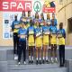 Sika Koné y Adji Fall felicitan a las infantiles, campeonas de Gran Canaria