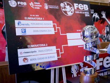 La semifinal de Copa, a las 11:05 hora canaria por Teledeporte (2014 SORTEO COPA FOTO:A.NEVADO FEB)